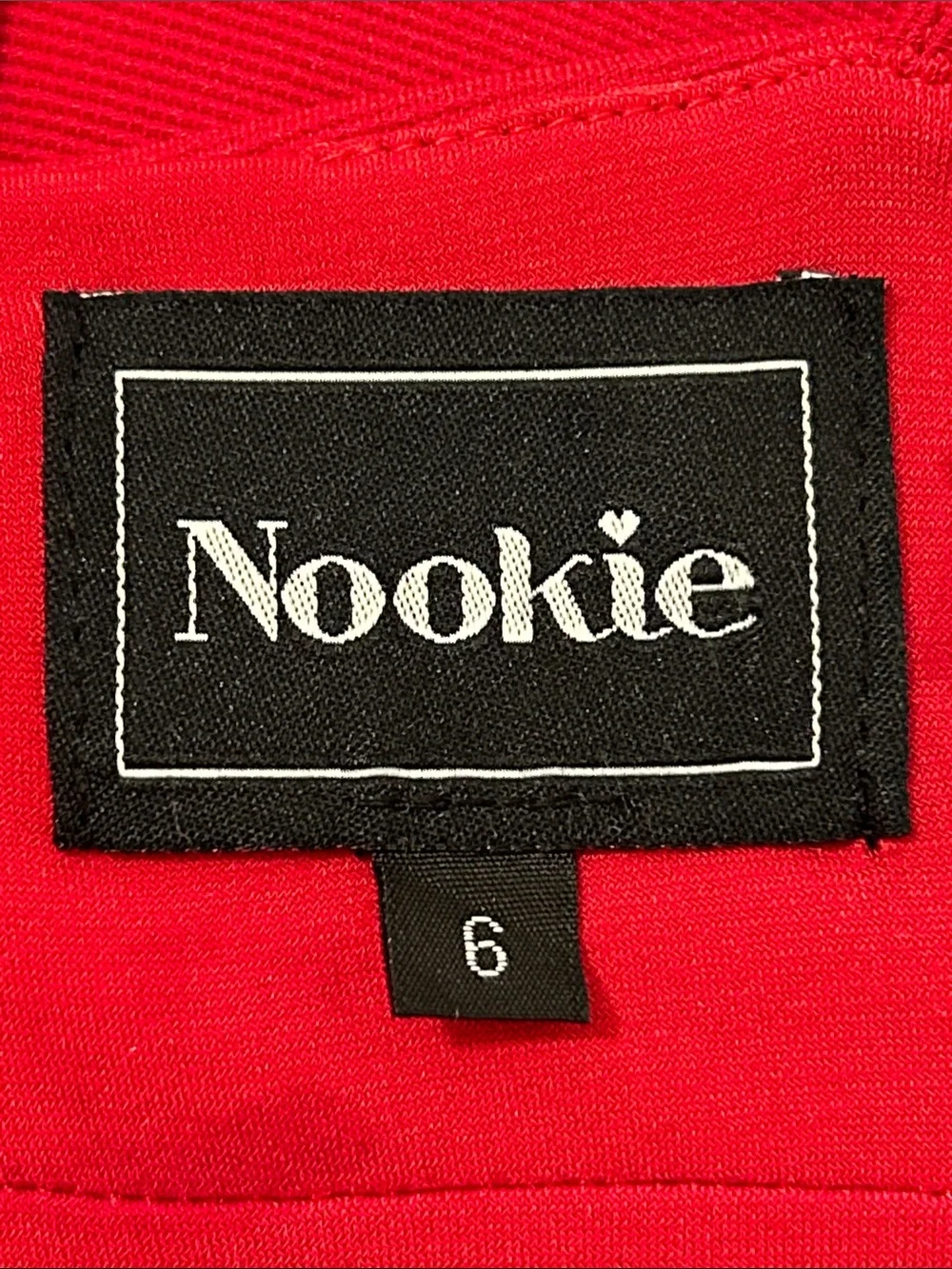 Nookie x Revolve Heidi Bodycon Cut Out Dress In Red New Size AU 6, US 2, XS - Picture 12 of 13